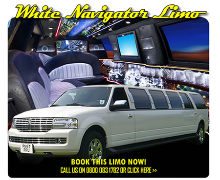 Lincoln Navigator In White